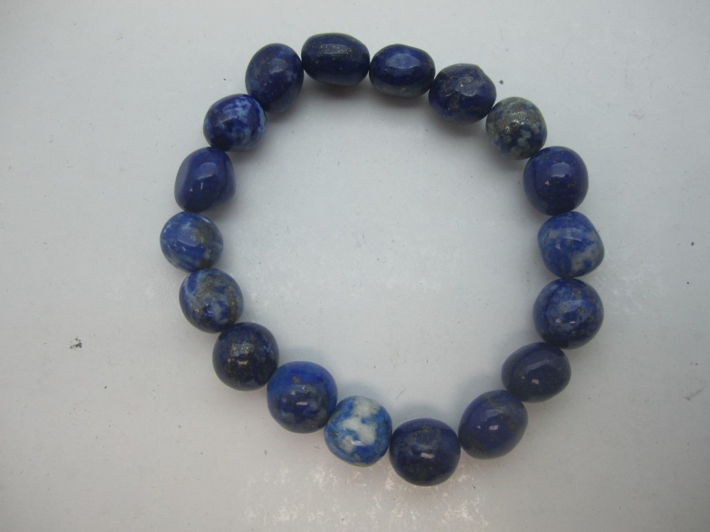 Lapis Bracelet inner visioin, truthful communication, royal virtue 4571